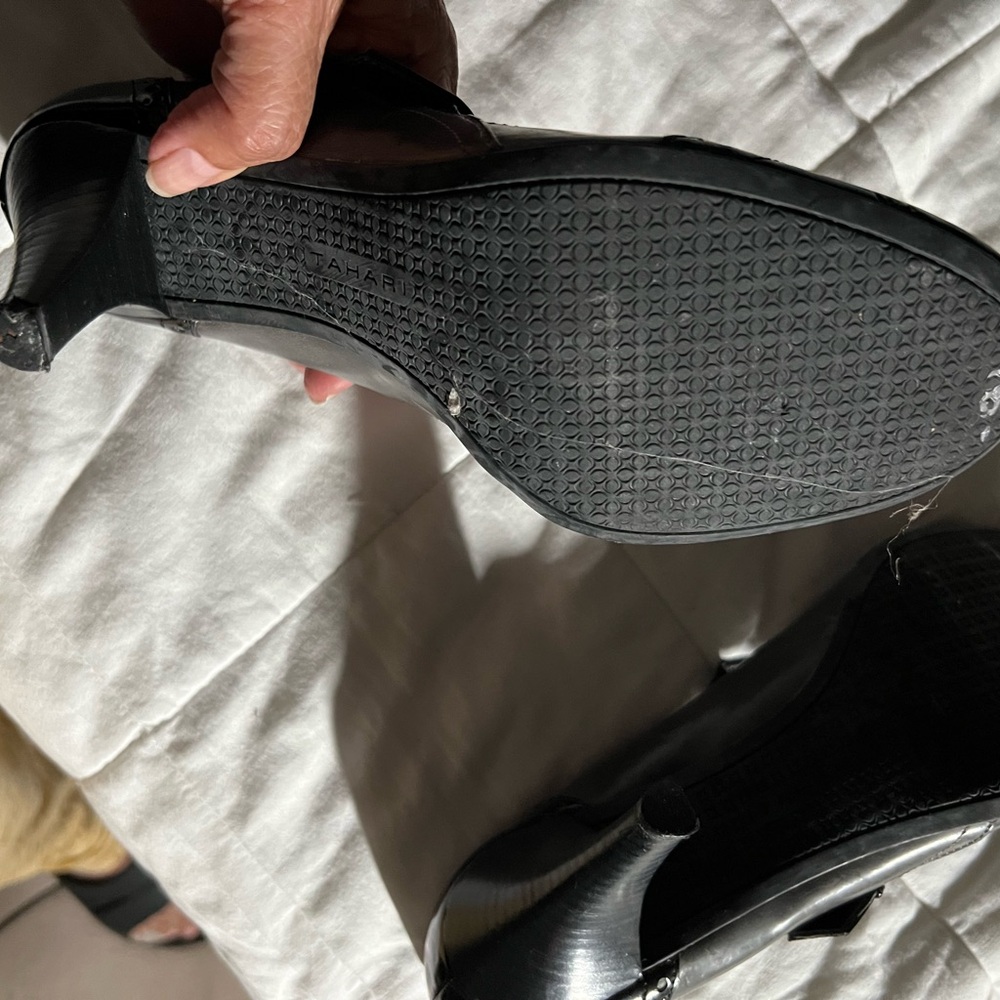 Tahari shoes, blk/grey - Picture 7 of 11